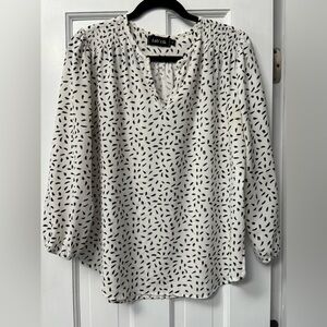 Fab’rik black and white blouse